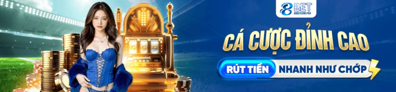 Sân vận động với trận đấu bóng đá sôi động, logo Vnew88 và ánh sáng xanh vàng
